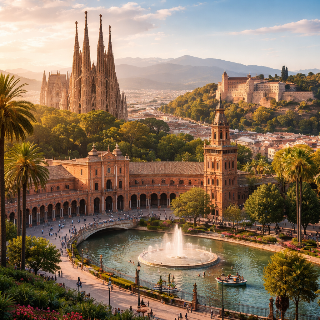 España,Portugal y Marruecos