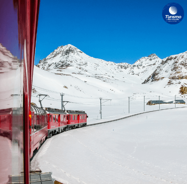 Santa Claus en tren
